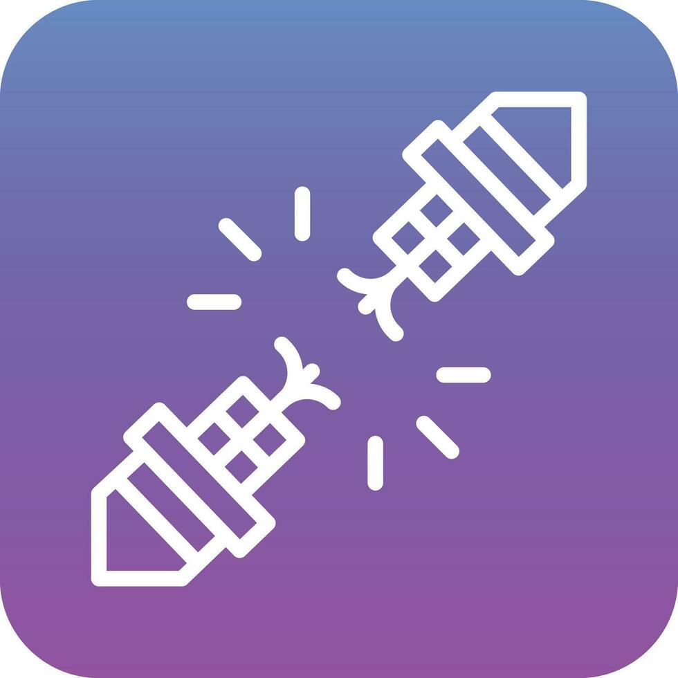 Broken Cable Vector Icon