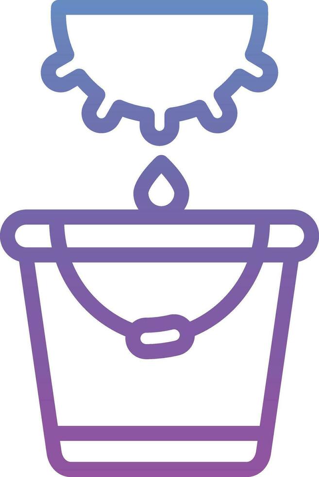 Leche Cubeta vector icono