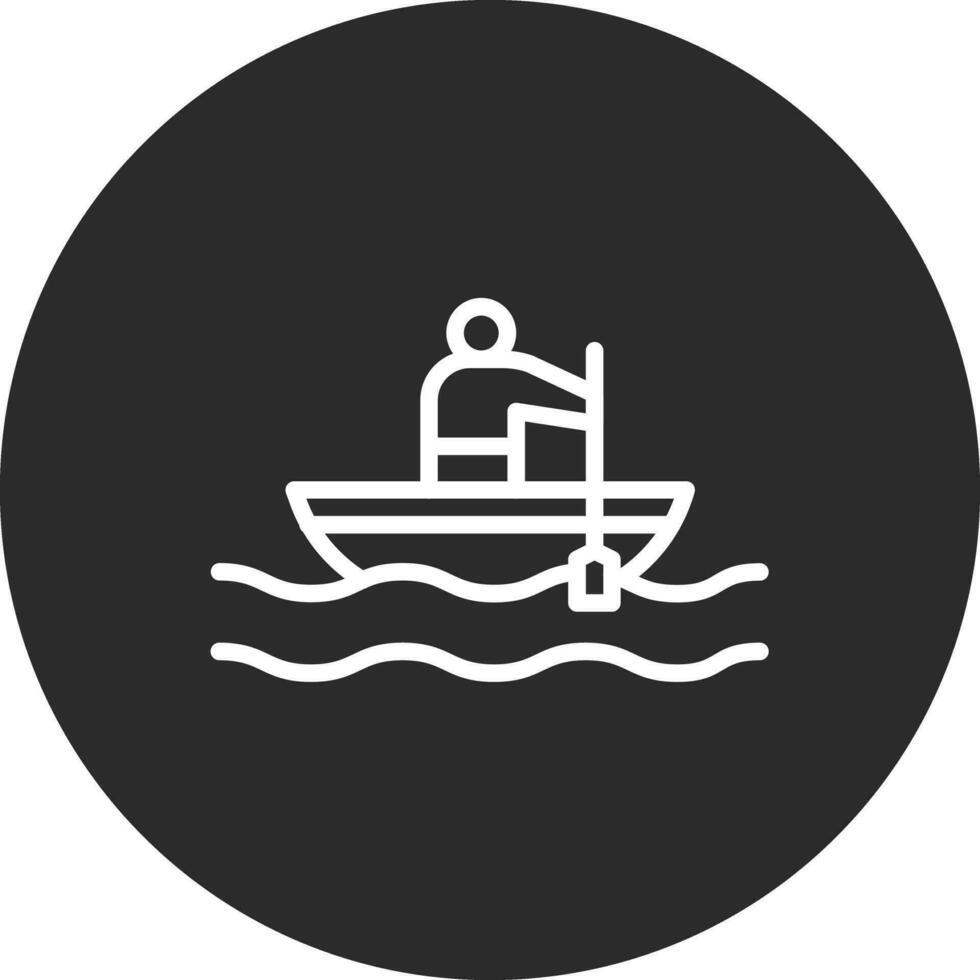 Rowing Vector Icon