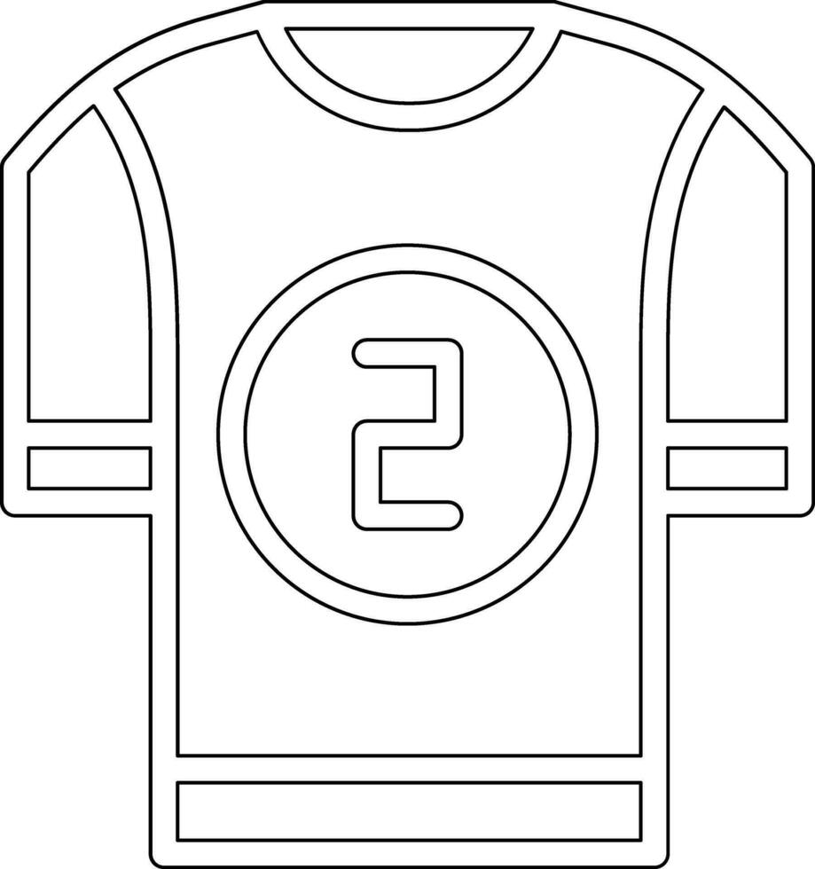 Football Jersey Vector Icon