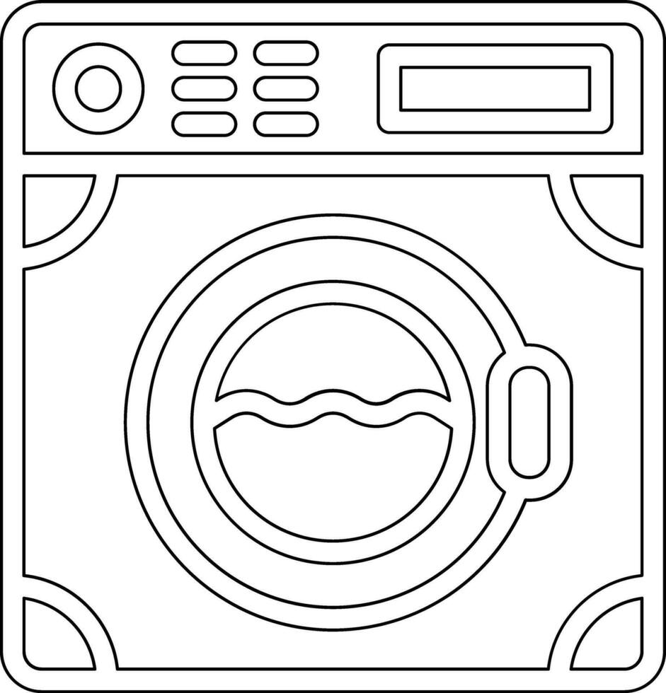 Laundry Machine Vector Icon