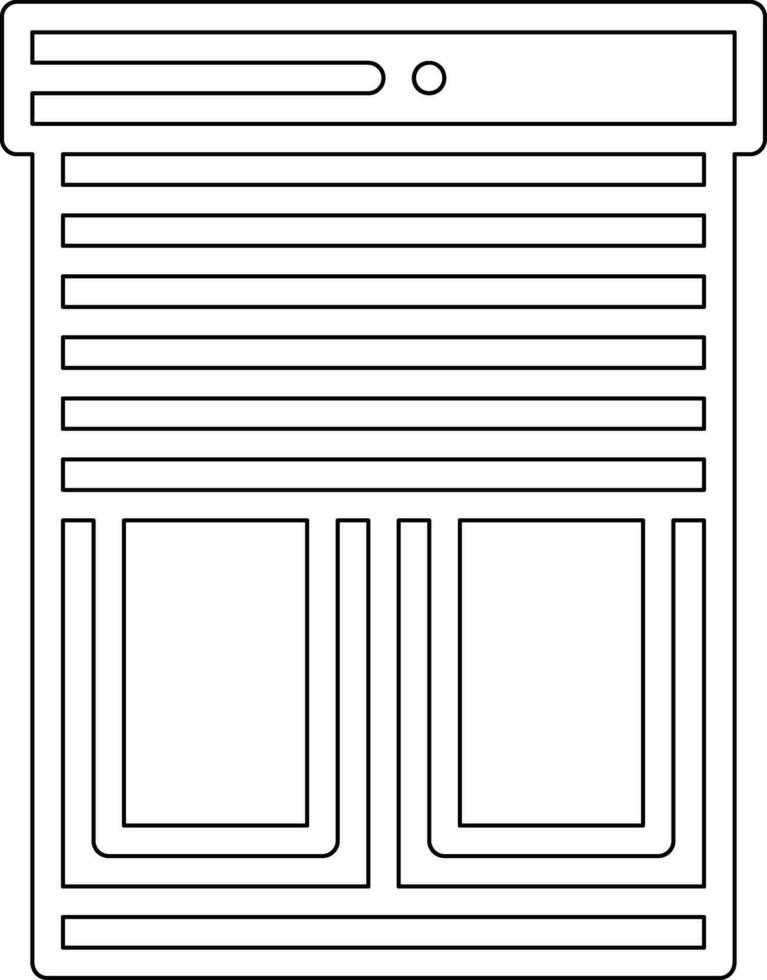 Smart Blind Vector Icon
