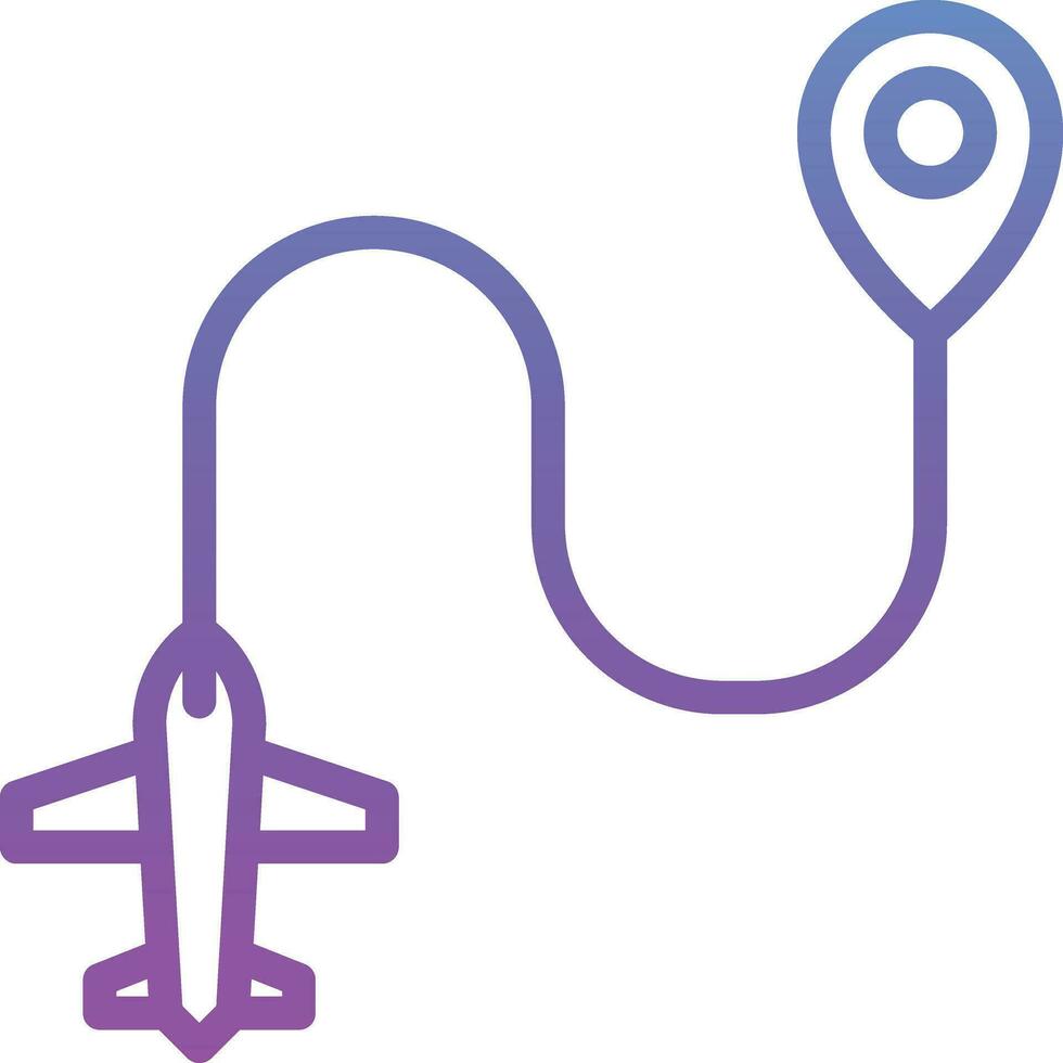 Flight Directions Vector Icon
