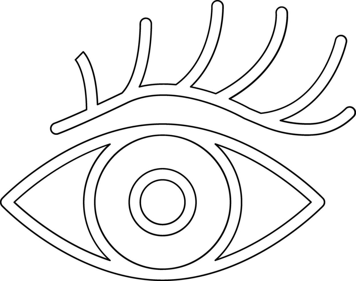 Eyelash Vector Icon