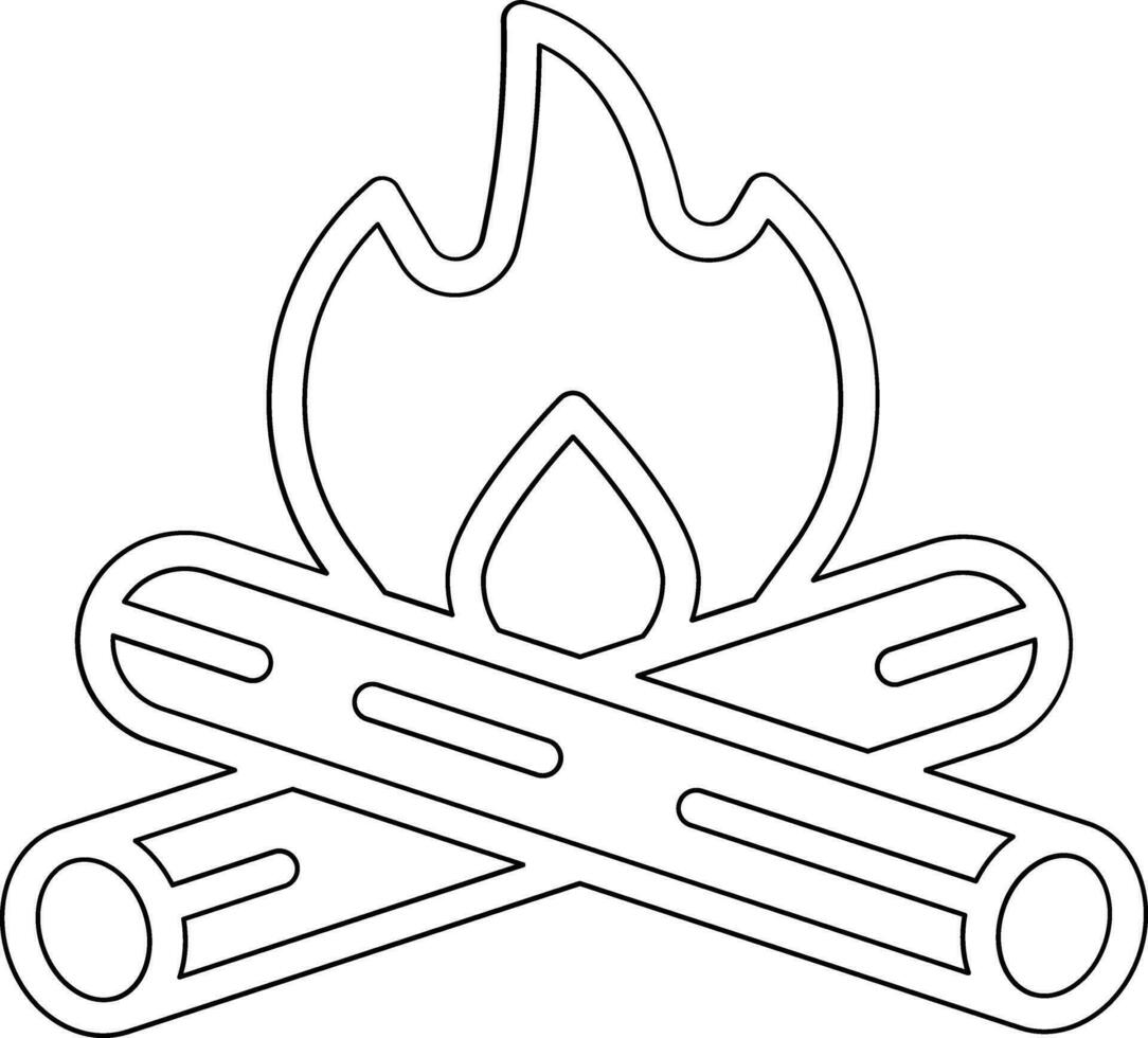 Bonfire Vector Icon