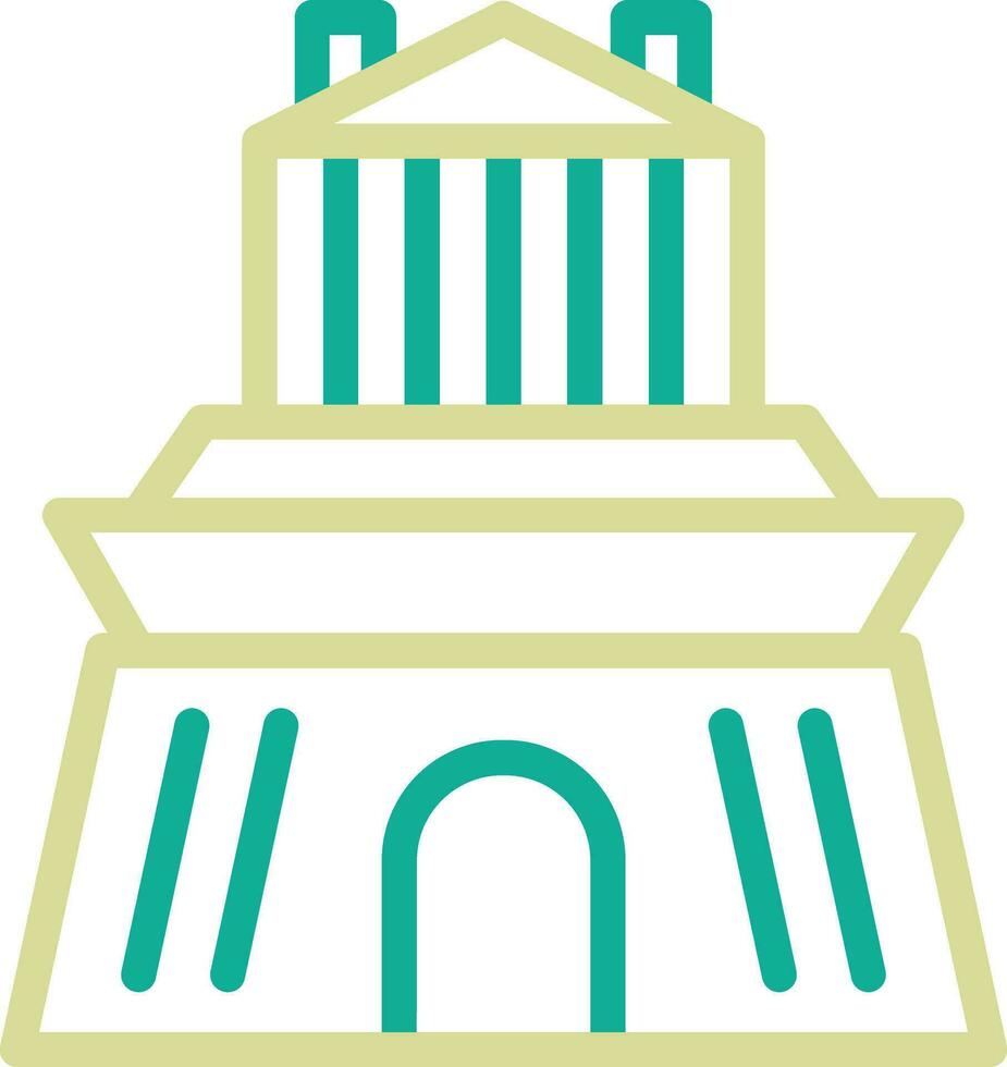 Halicarnassus Mausoleum Vector Icon