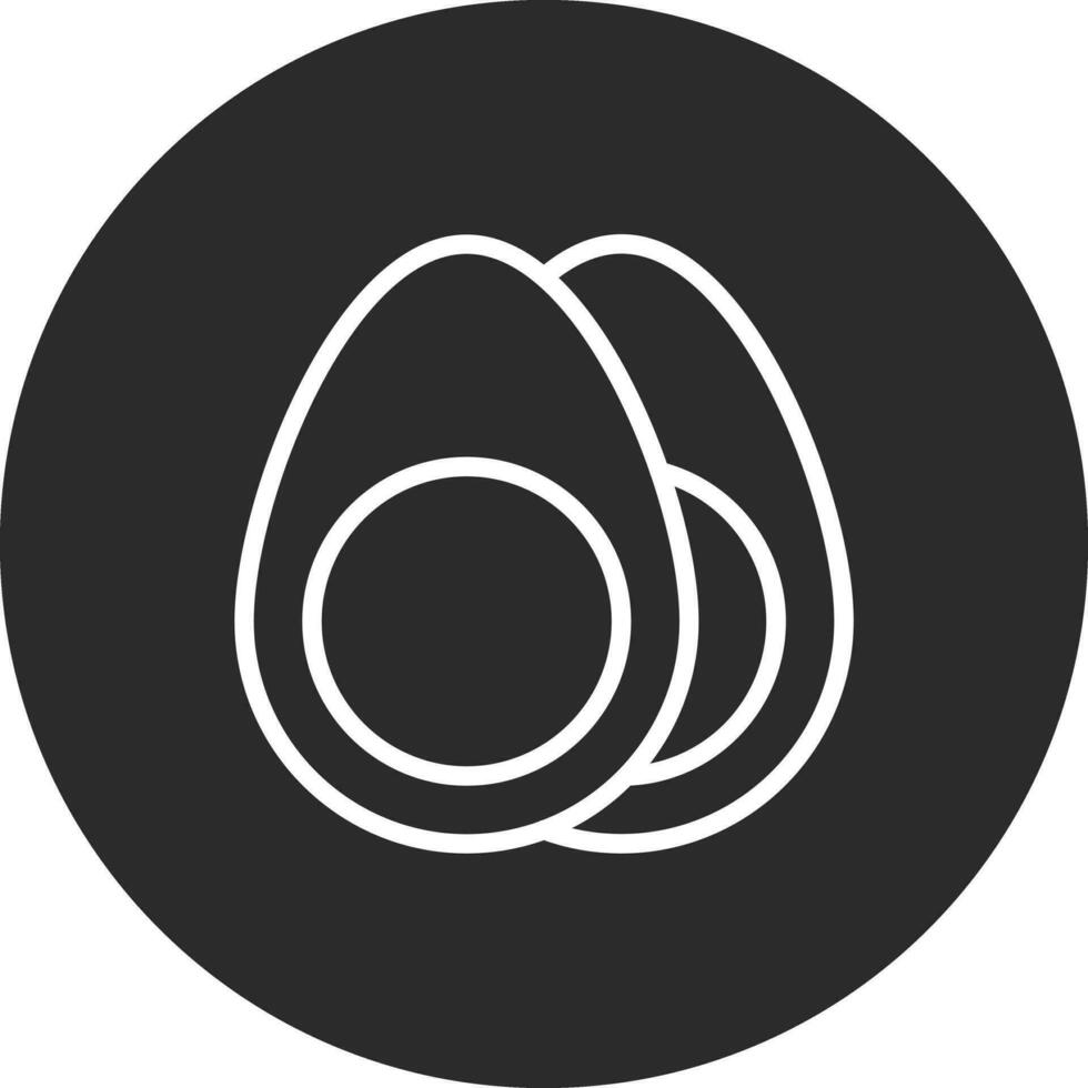 Boiled Egg Vector Icon