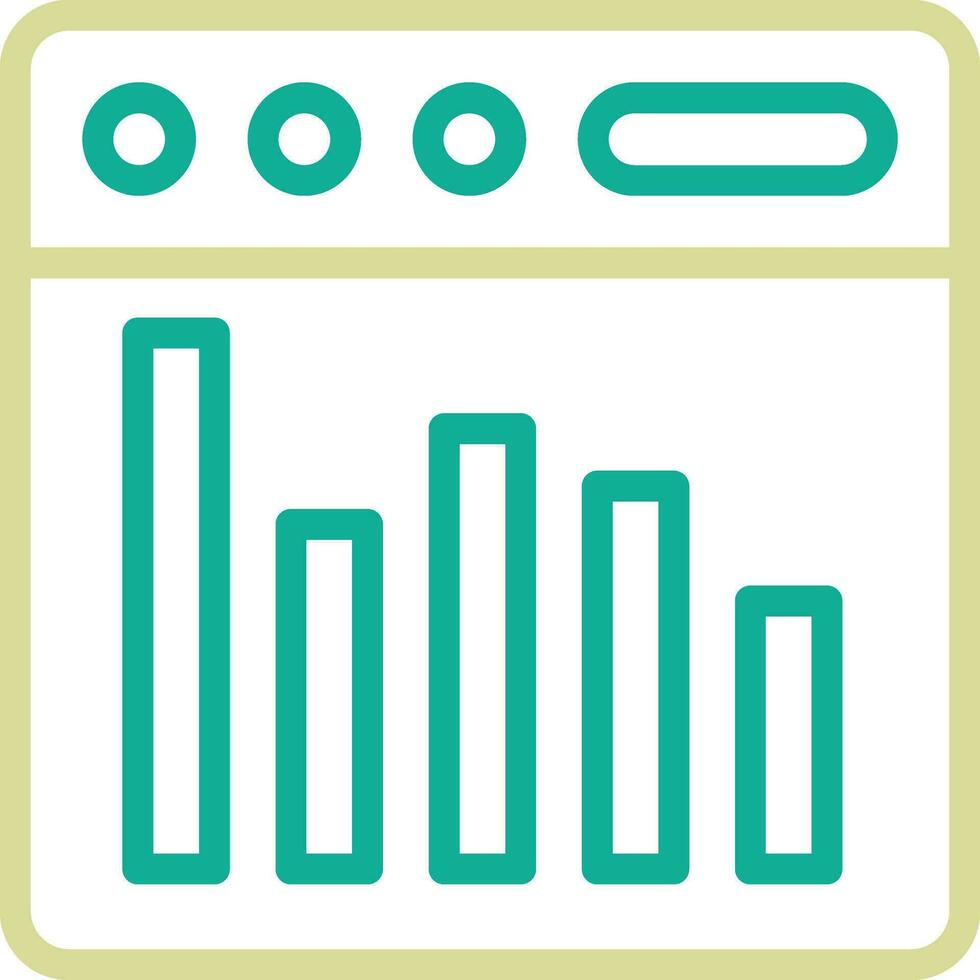 Webpage Statistics Vector Icon