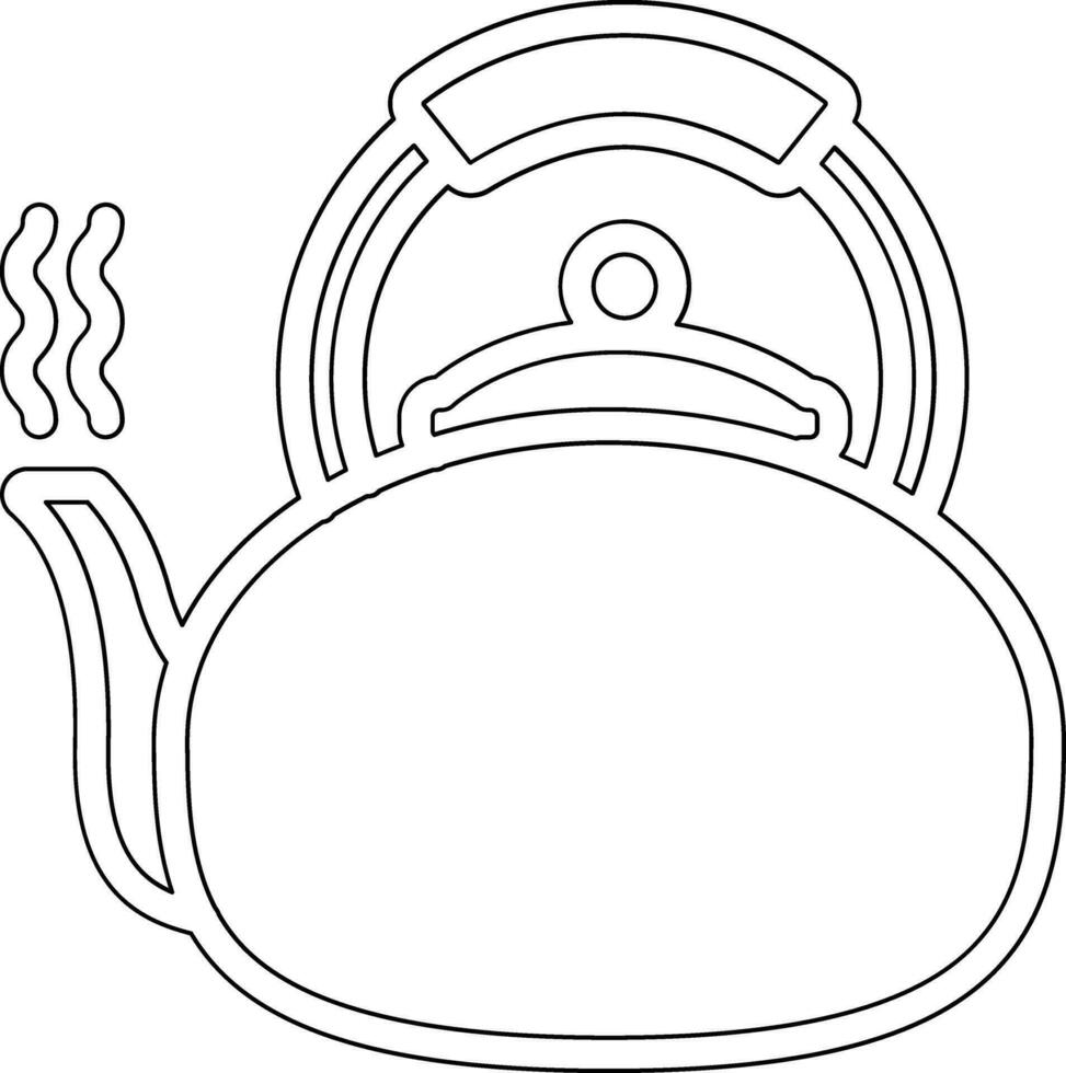 Tea Pot Vector Icon