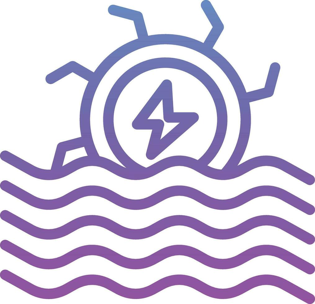 Hydro Power Vector Icon