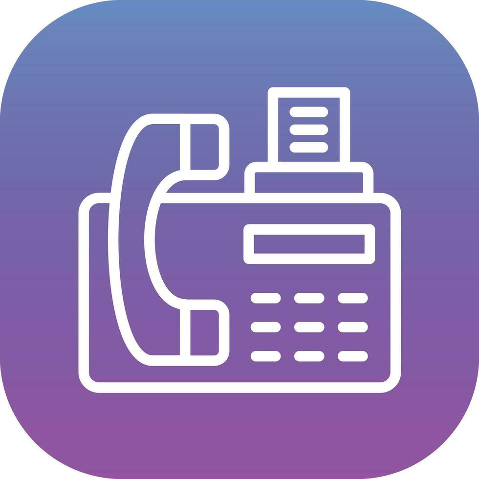 Fax Vector Icon