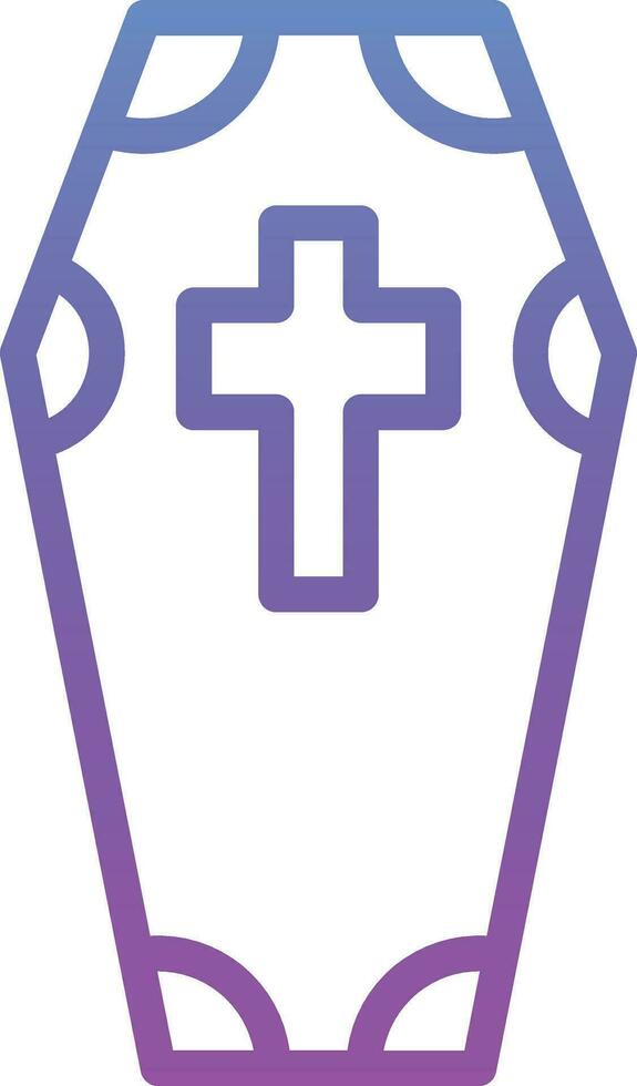 Coffin Vector Icon