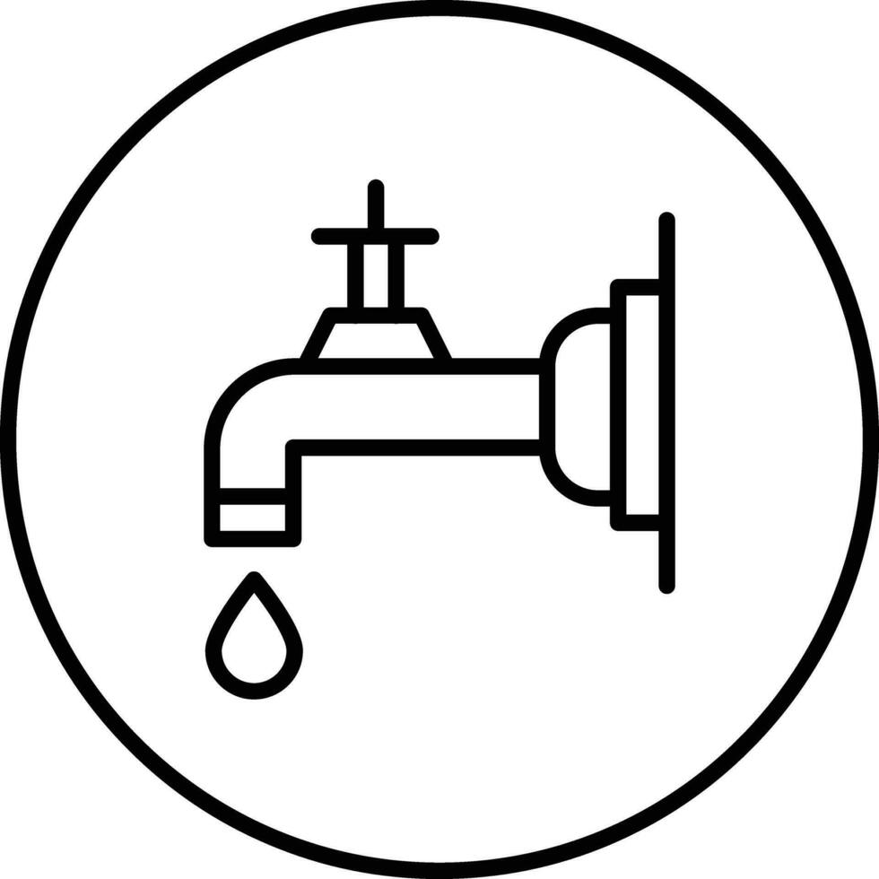 Water Tap Vector Icon