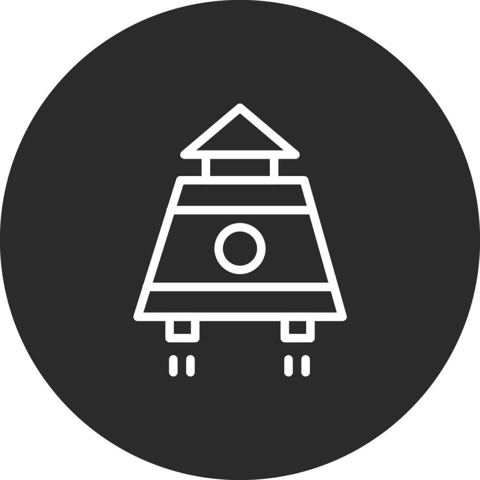 Space Capsule Vector Icon