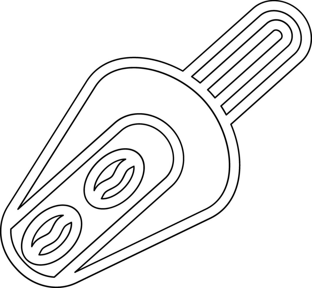 Coffee Scoop Vector Icon