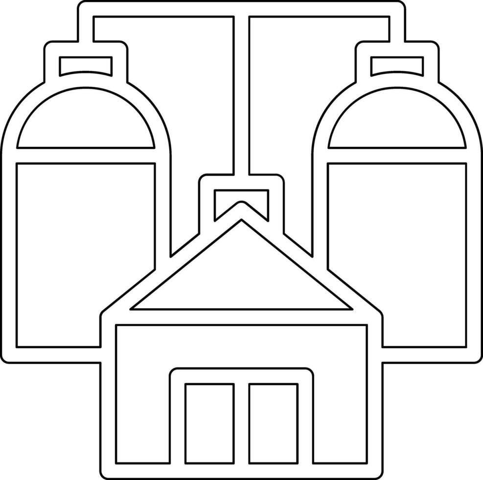 Biogas Vector Icon