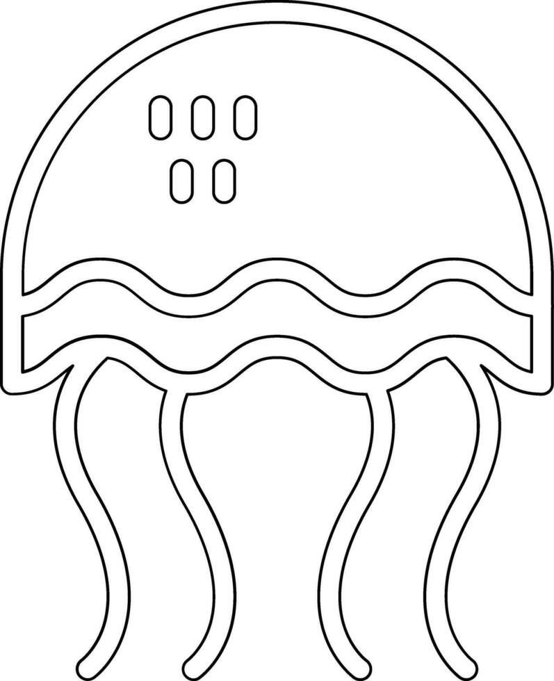 Jellyfish Vector Icon
