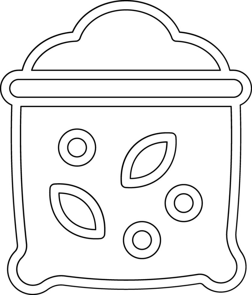 Seeds Bag Vector Icon