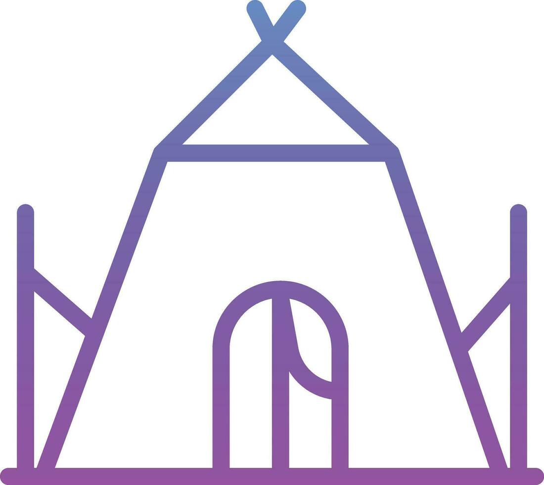 Tent Vector Icon