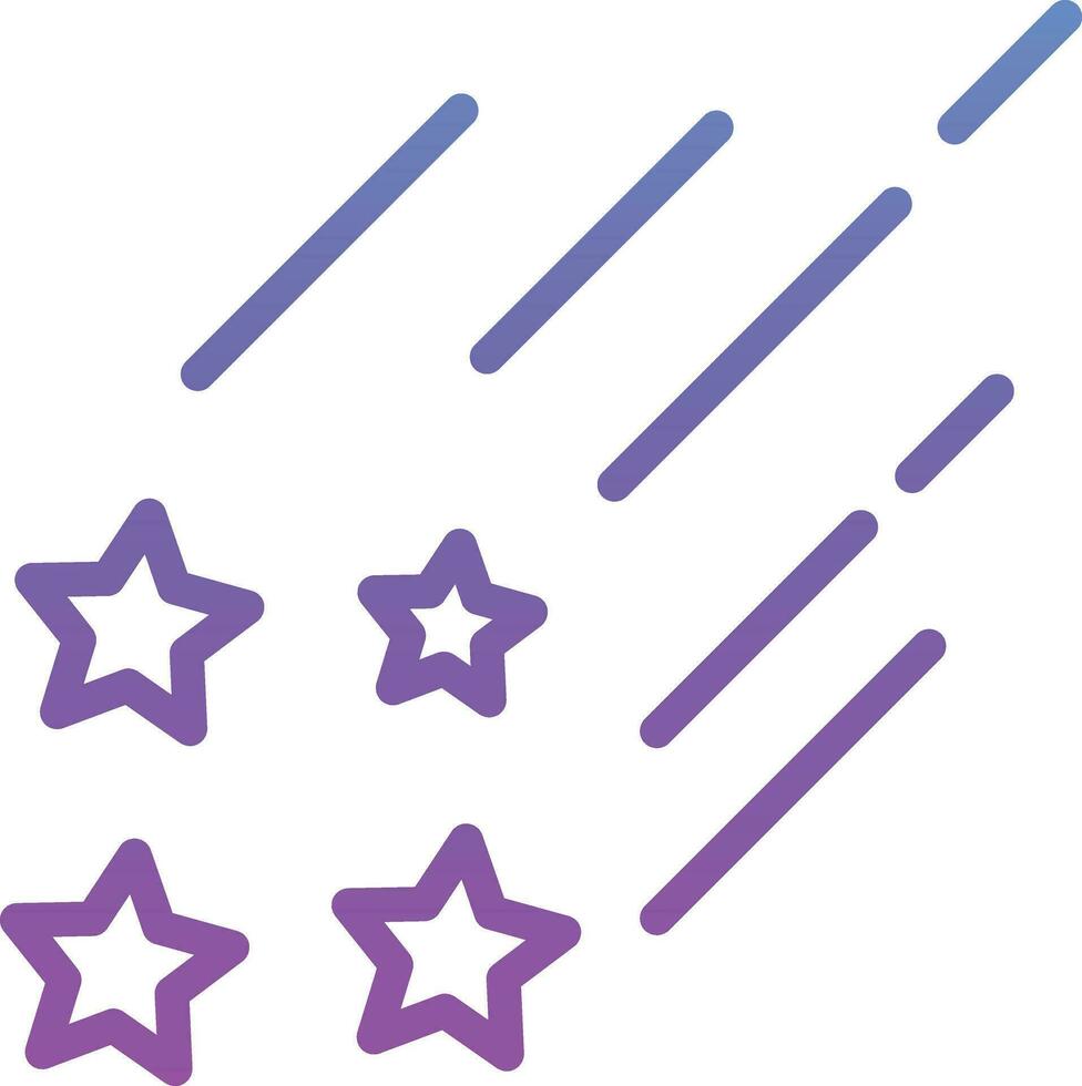 Falling Star Vector Icon