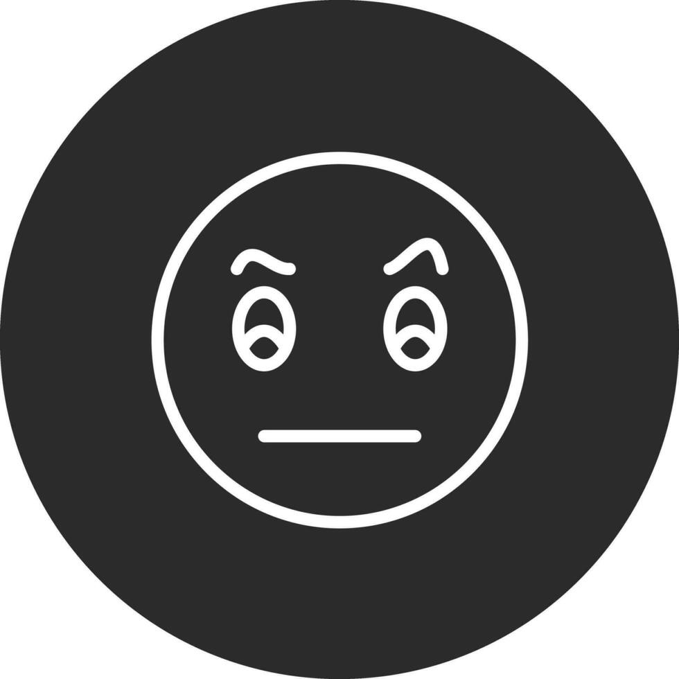 Face with Raised Eyebrow Vector Icon