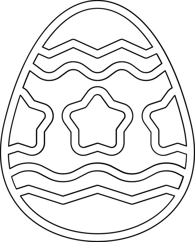 Chocolate Egg Vector Icon
