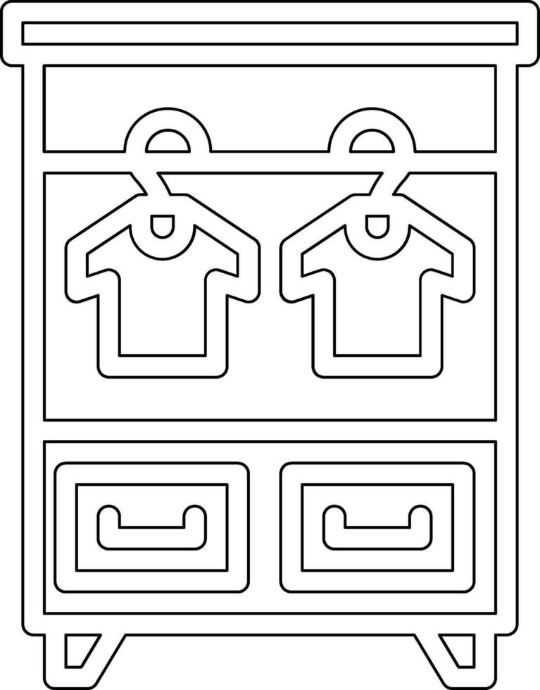 Clothes Rack Vector Icon