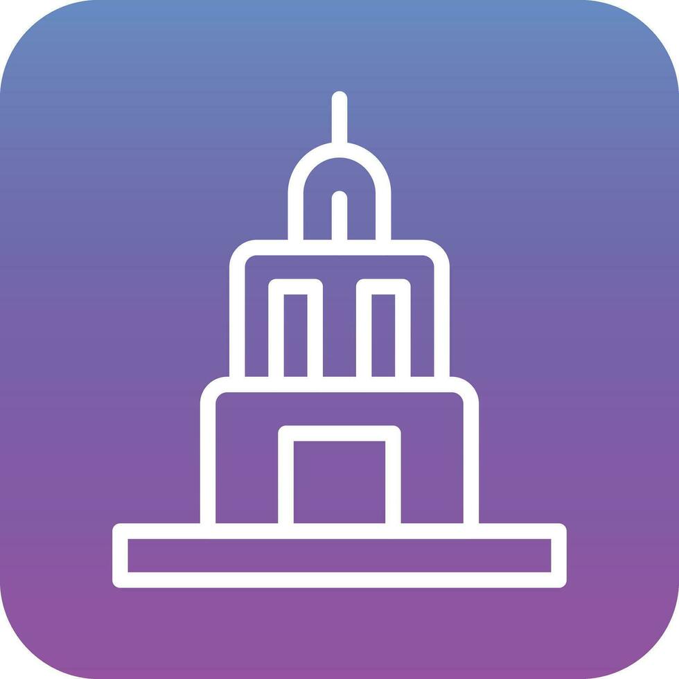 Old Building Vector Icon