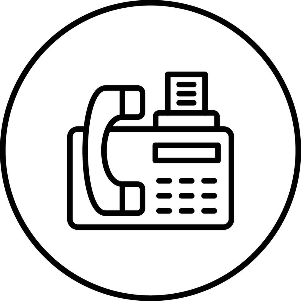 Fax Vector Icon