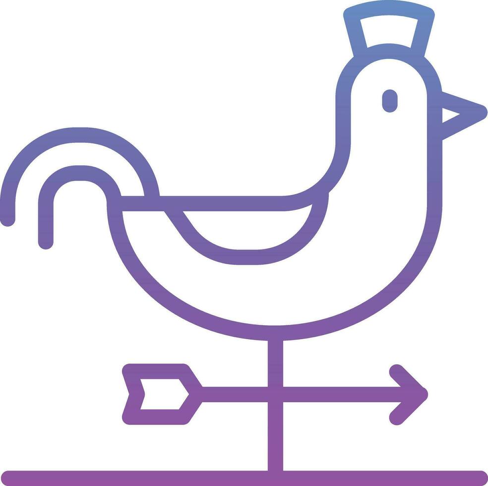 Weathercock Vector Icon