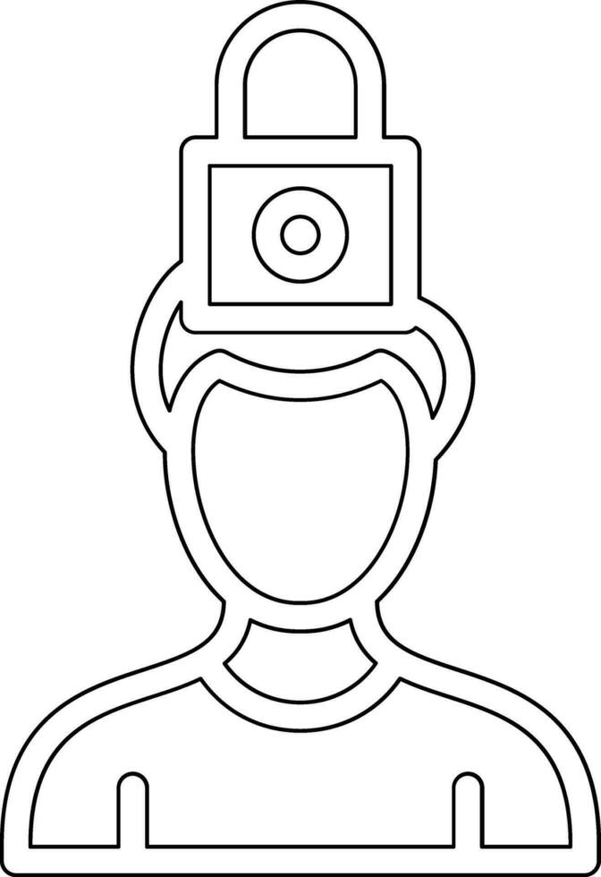 Self Restraint Vector Icon