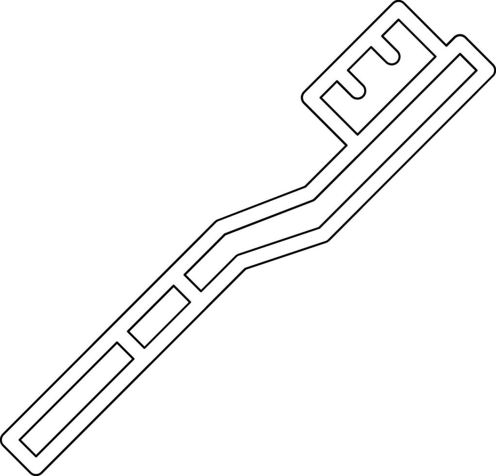 Toothbrush Vector Icon