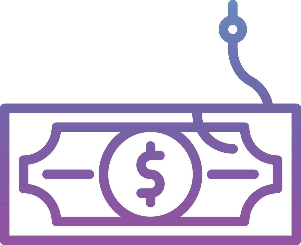 Currency Phishing Vector Icon