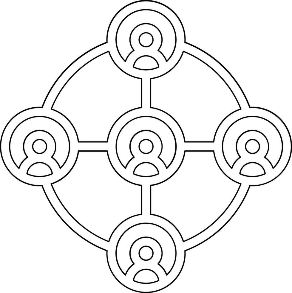 User Connection Vector Icon