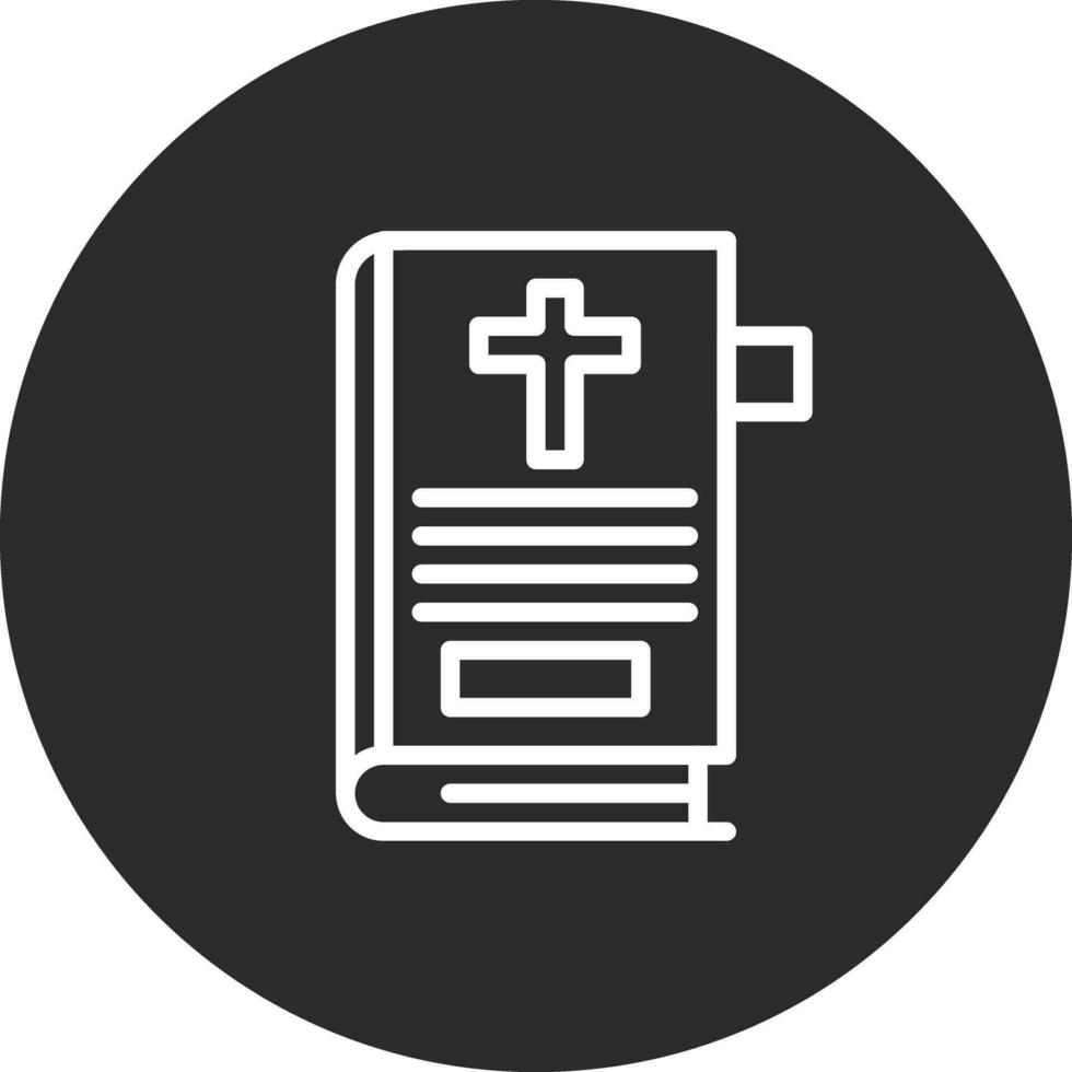 icono de vector de biblia