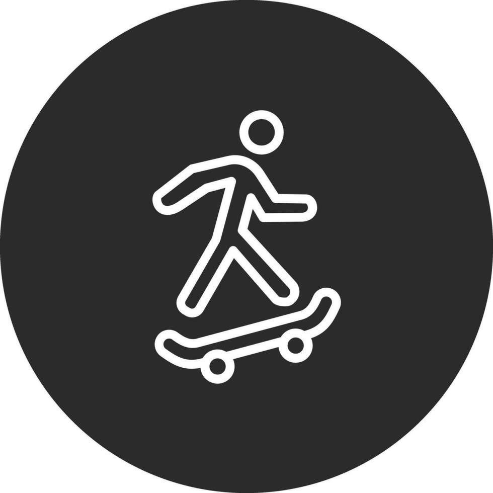 Skateboarding Vector Icon