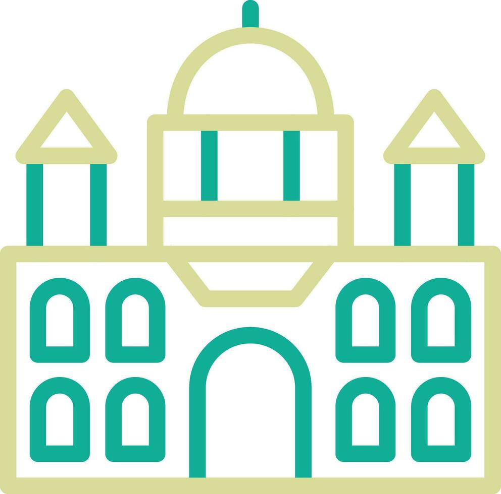 Castle Landscape Vector Icon