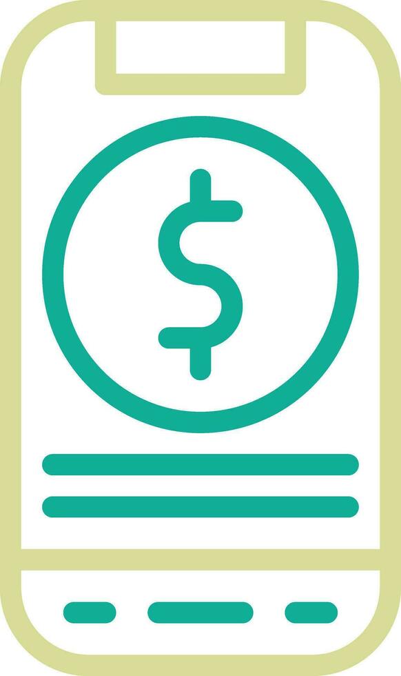 Financial App Vector Icon