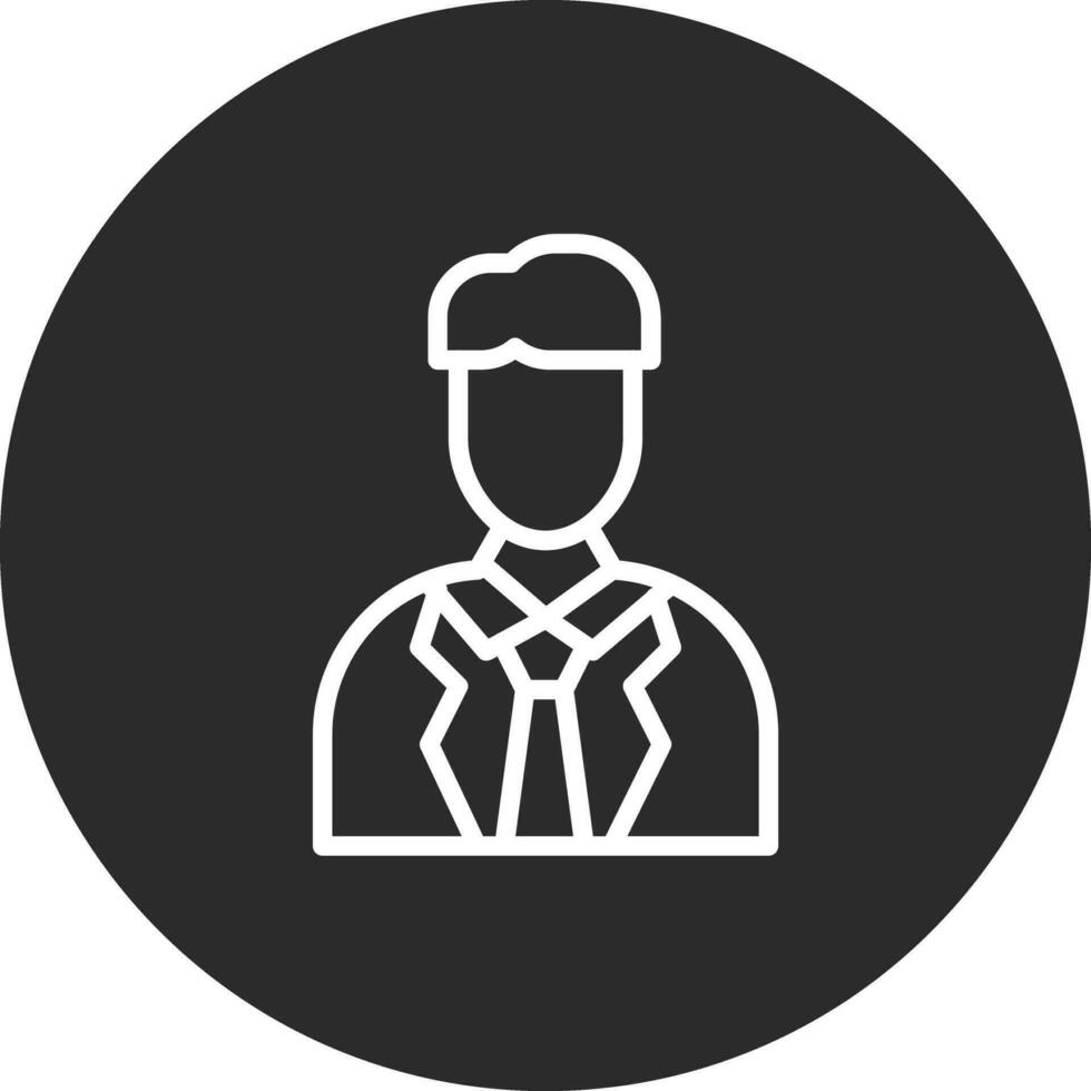 Male Financial Advisor Vector Icon