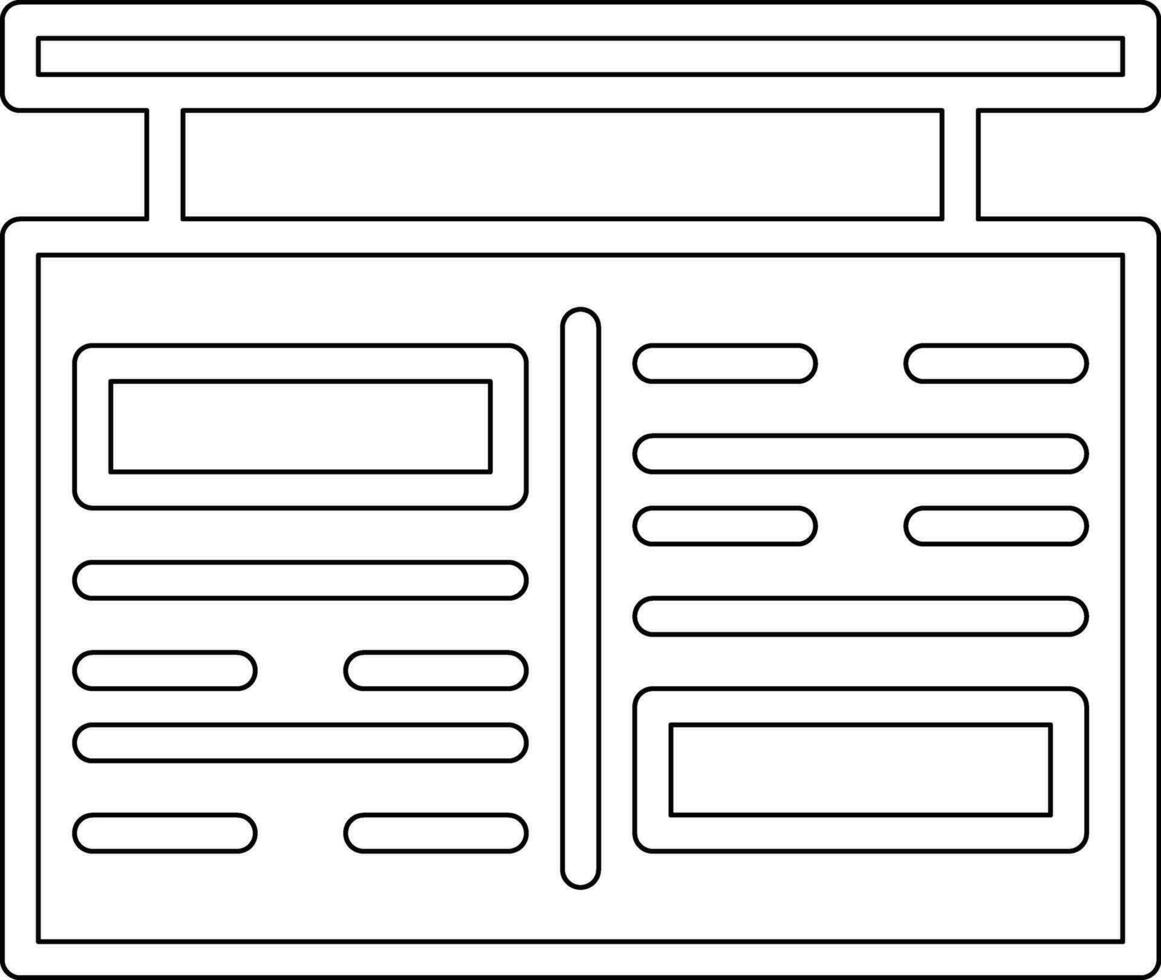 Flight Information Vector Icon