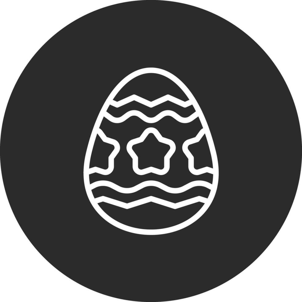 Chocolate Egg Vector Icon