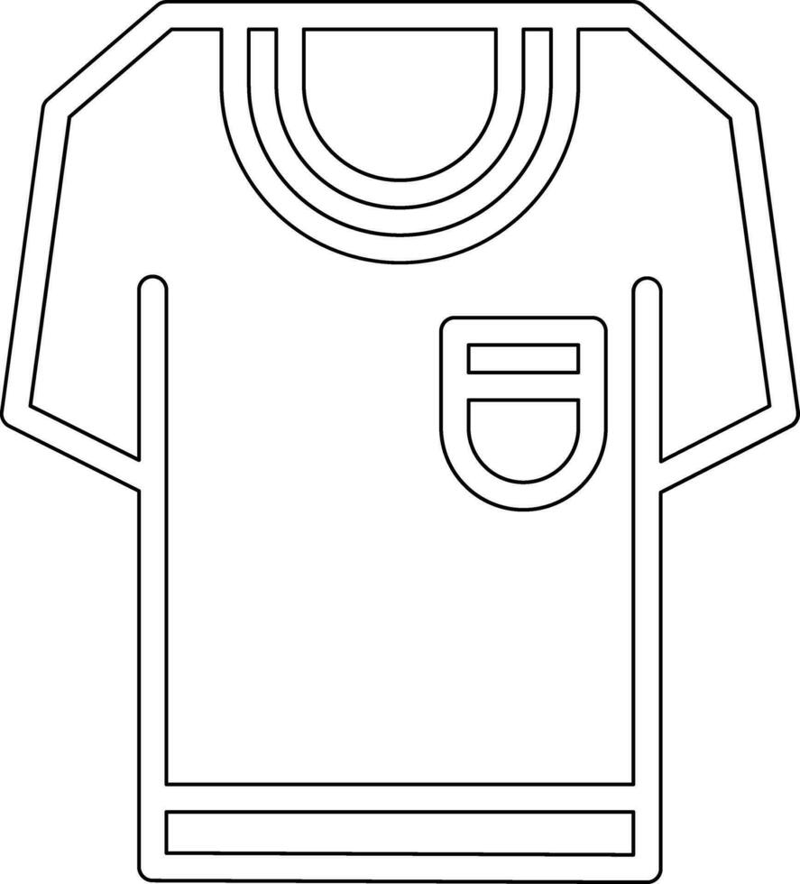 icono de vector de camiseta