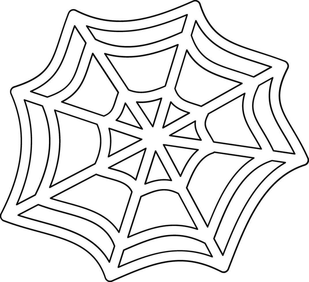 Spider Web Vector Icon