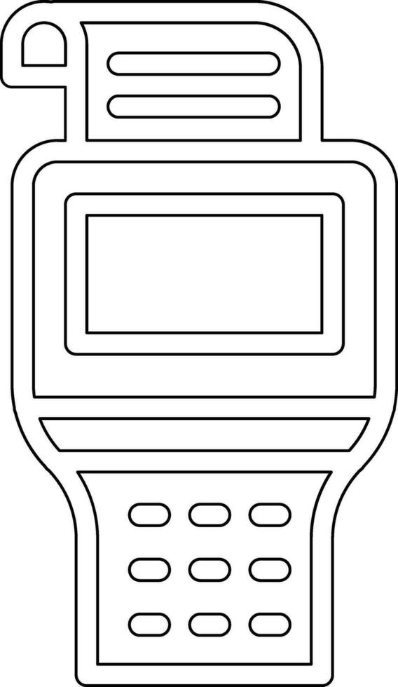 Pos Terminal Vector Icon