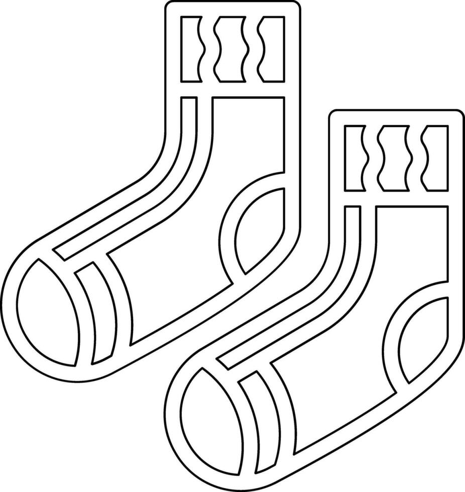 Baby Socks Vector Icon