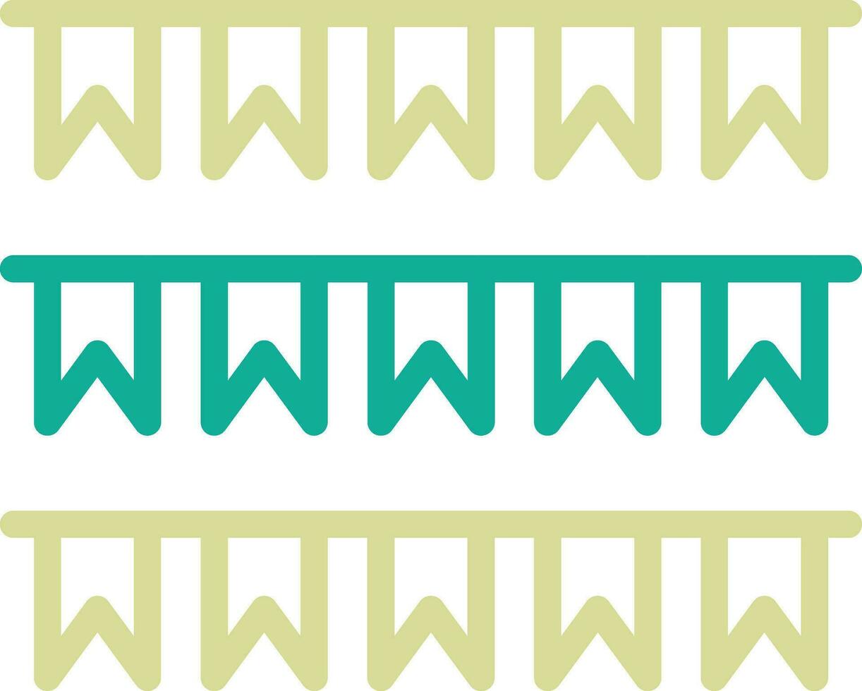 Bunting Vector Icon