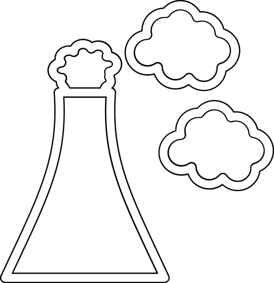 contaminación vector icono