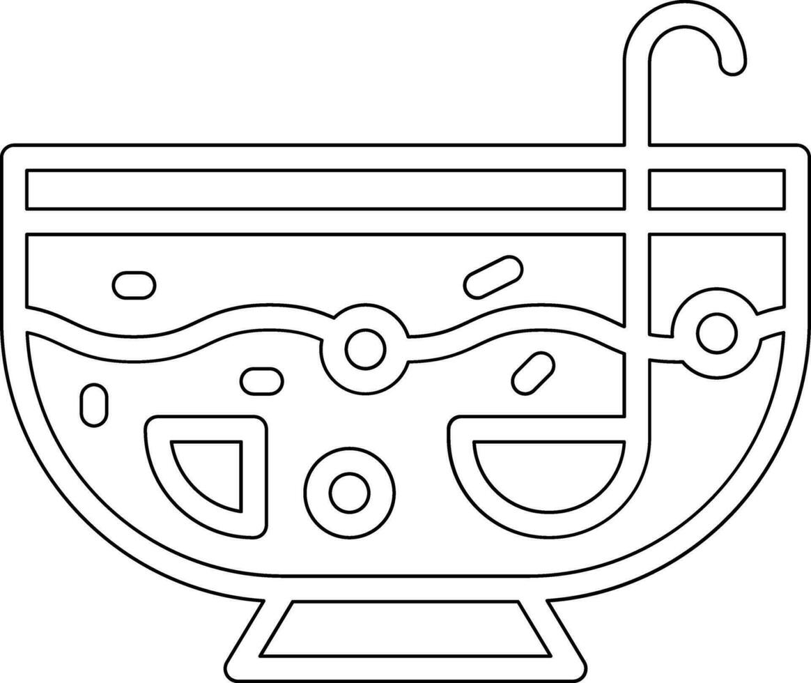 Birthday Punch Vector Icon