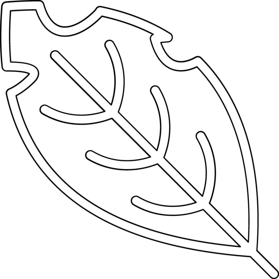 Dry Leaves Vector Icon