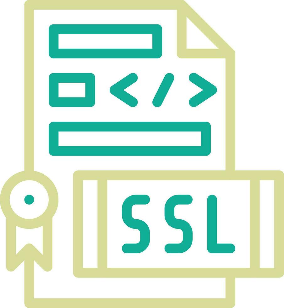 SSL File Vector Icon